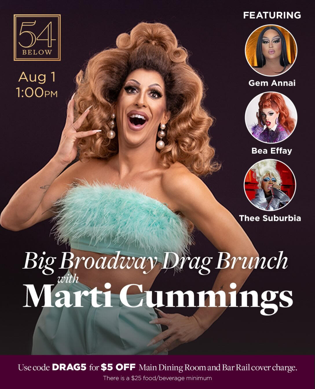 Big Broadway Brunch with Marti Cummings